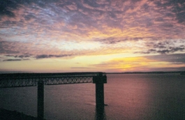 Sunset over Stillhouse Hollow Lake